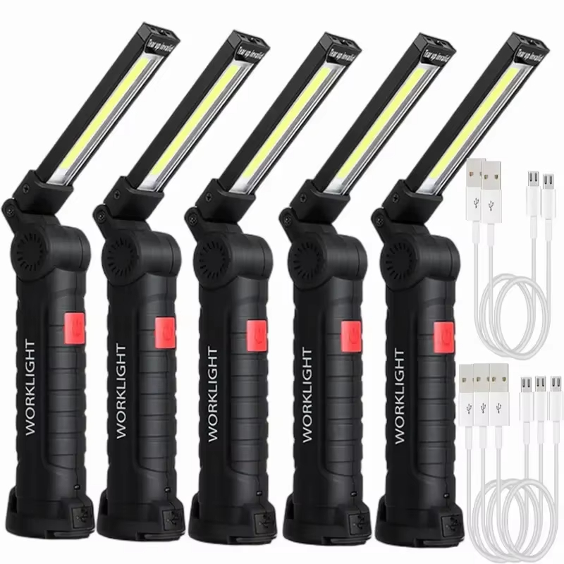 Renewable Energy Battery - Taşınabilir COB LED El Feneri USB