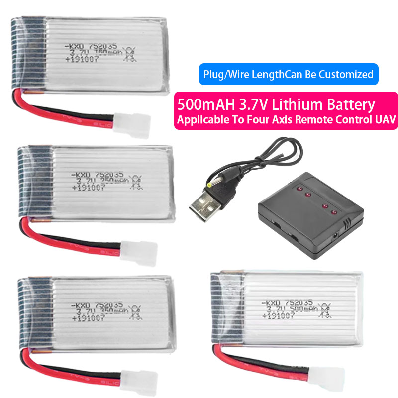 Renewable Energy Battery - RC Uçak Bataryaları 3.7V 500mAh 350mAh