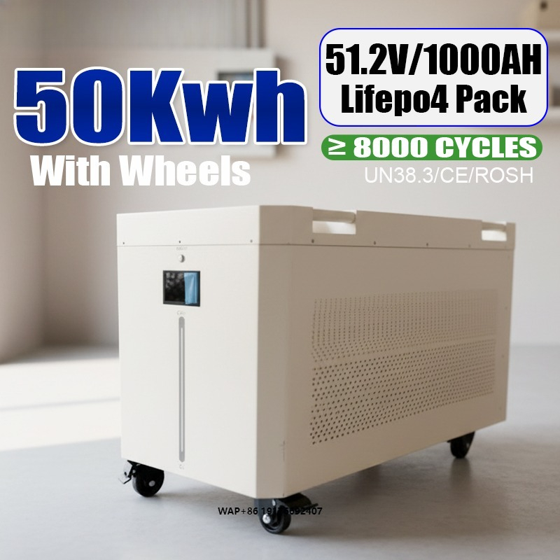 Lifepo4 Battery Pack - QSO Hepsi Bir Arada 51.2V 50Kw