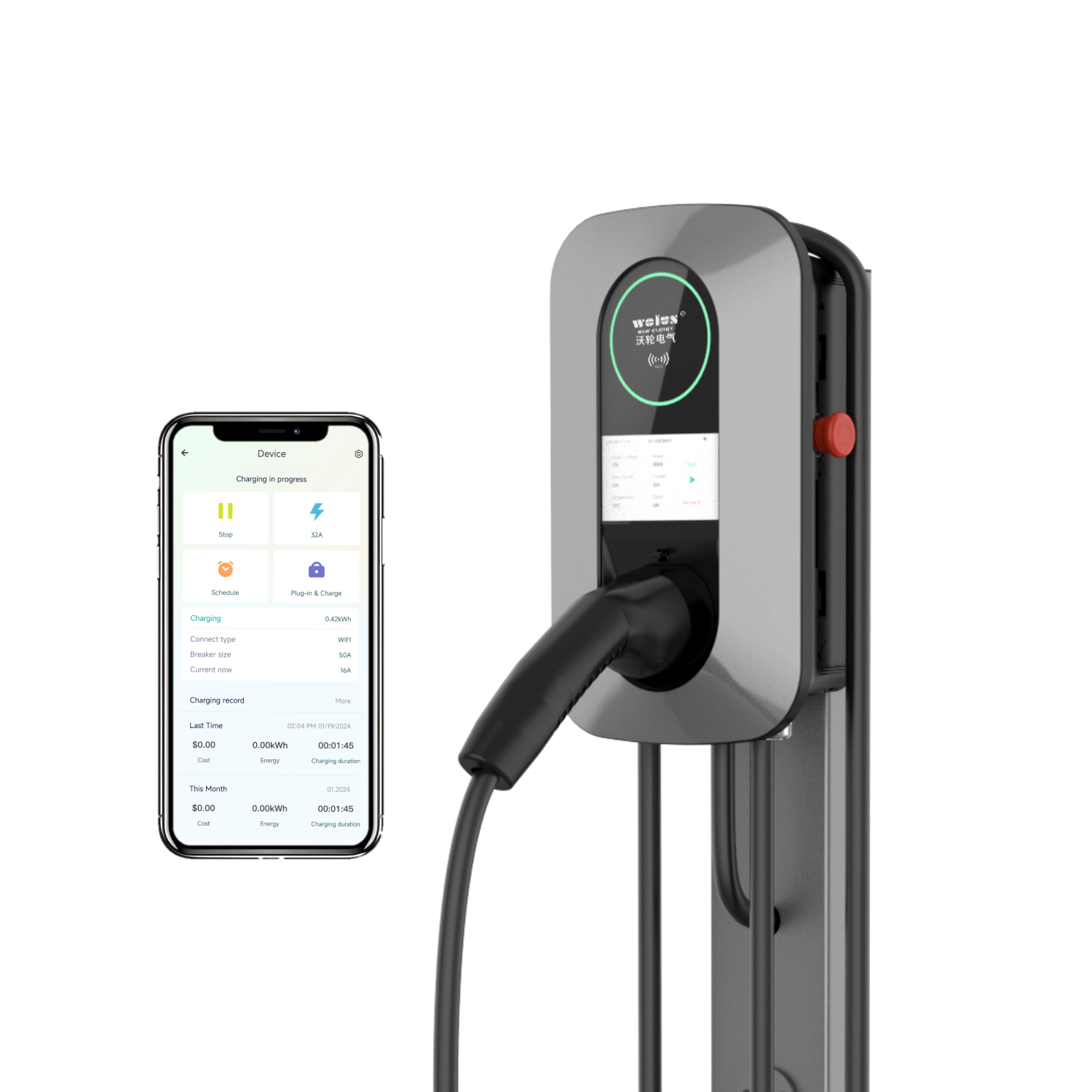22kW AC Ev Tipi Şarj İstasyonu - Ev Charger Wallbox incelemesi ve fiyatı