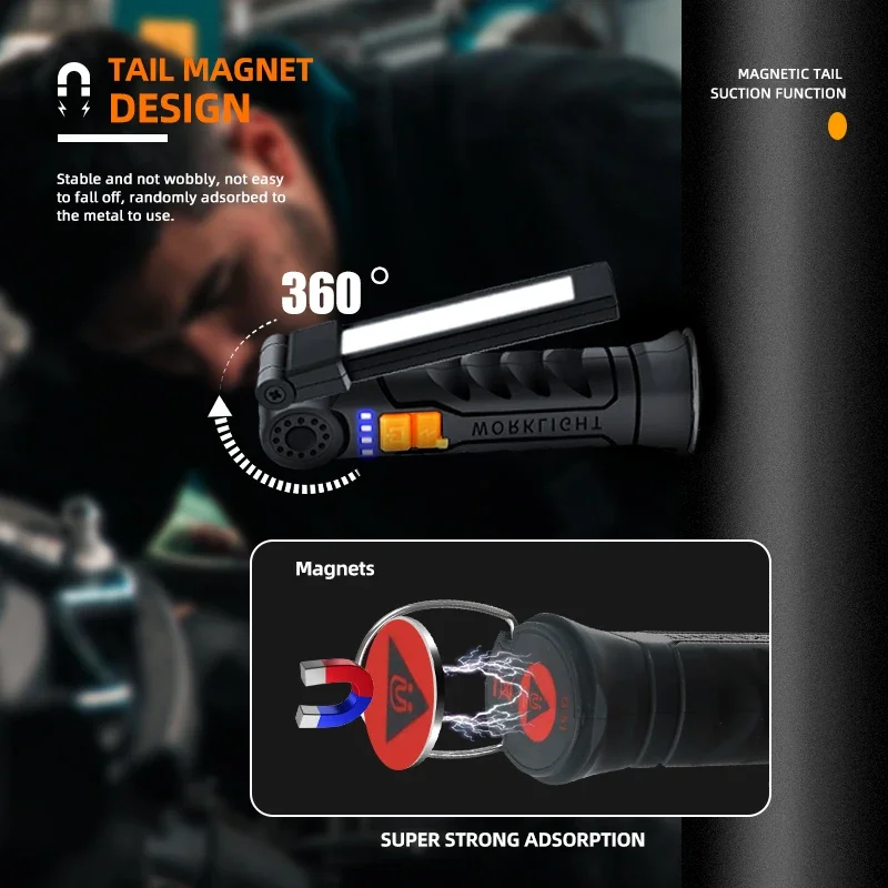 Taşınabilir COB LED El Feneri  - Renewable Energy Battery incelemesi ve fiyatı