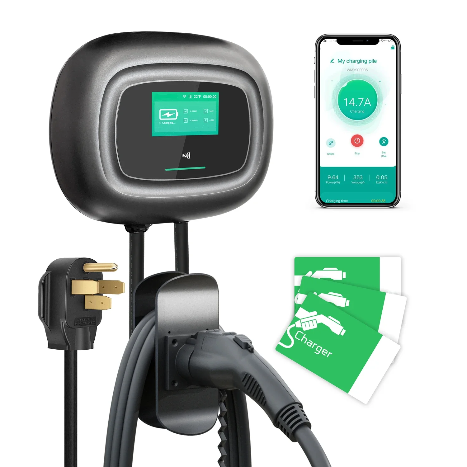 YENİ Khons Duvara Monte Elektr - Ev Charger Wallbox incelemesi ve fiyatı