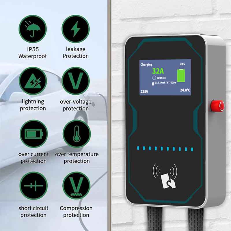 WUFEN EVSE Duvar Tipi Elektrik - Ev Charger Wallbox incelemesi ve fiyatı